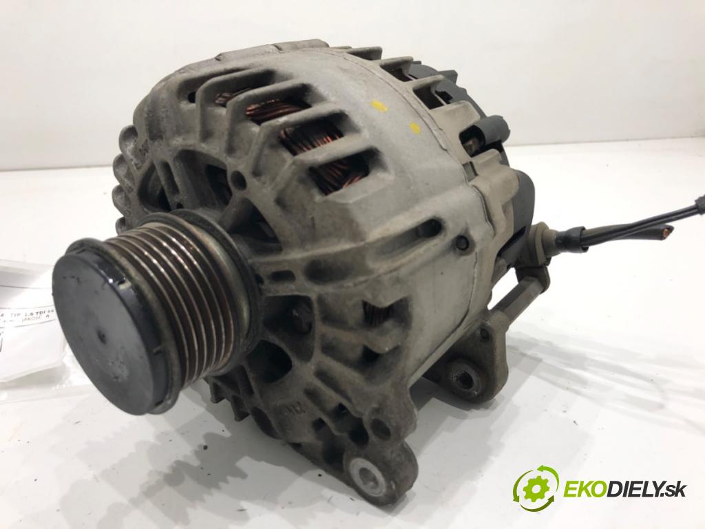 VW GOLF VI liftback 2012 66 kW 1.6 TDI 1598 Alternátor 03L903023F (Alternátor)