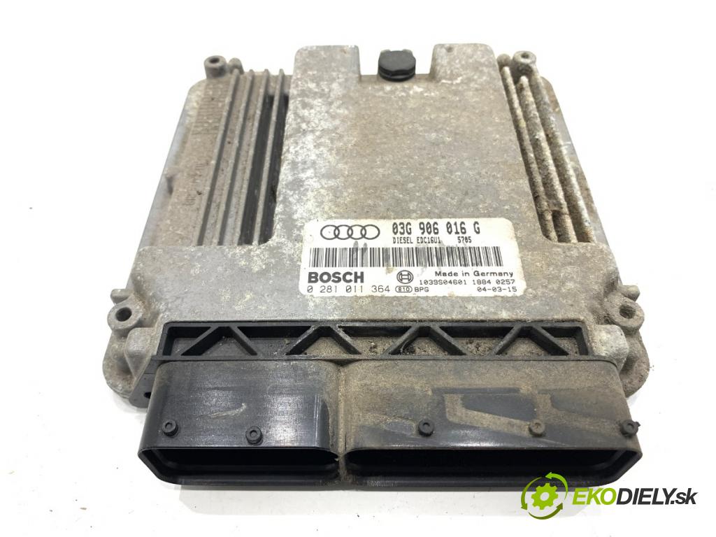 AUDI A3 8P liftback 2004 103 kW 2.0 TDI 1968 riadiaca jednotka Motor 03G906016G (Riadiaca jednotka)