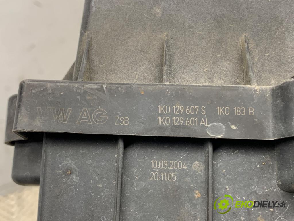 AUDI A3 8P liftback 2004 103 kW 2.0 TDI 1968 Obal filtra vzduchu 1K0129607S (Obal vzduchového filtra)