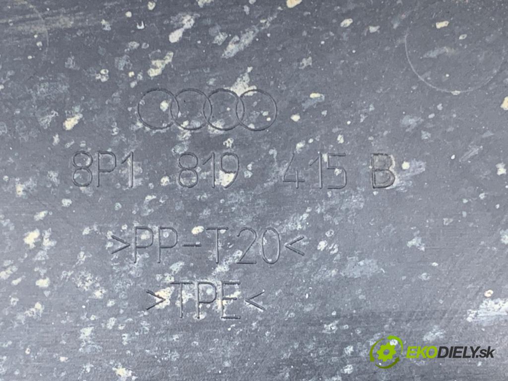 AUDI A3 8P liftback 2004 103 kW 2.0 TDI 1968 Torpédo, plast pod čelné okno 8P1819415B (Torpédo (plast pod čelným sklom))