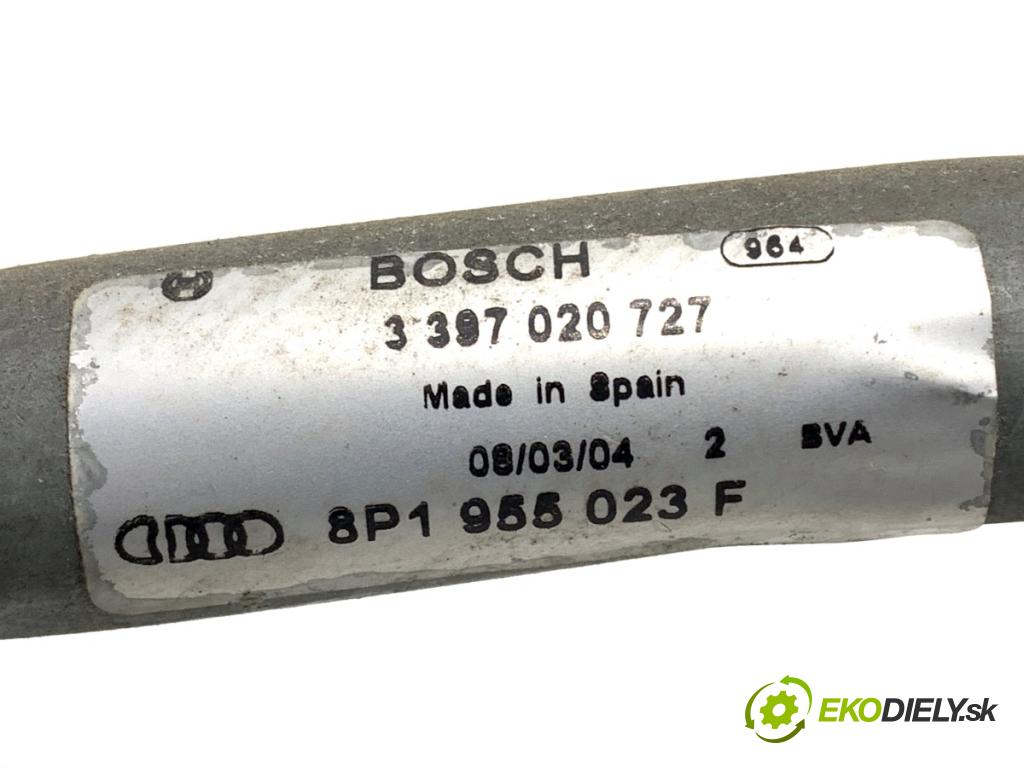 AUDI A3 8P liftback 2004 103 kW 2.0 TDI 1968 Mechanizmus stieračov predný 8P1955023F (Motorček stieračov predný)