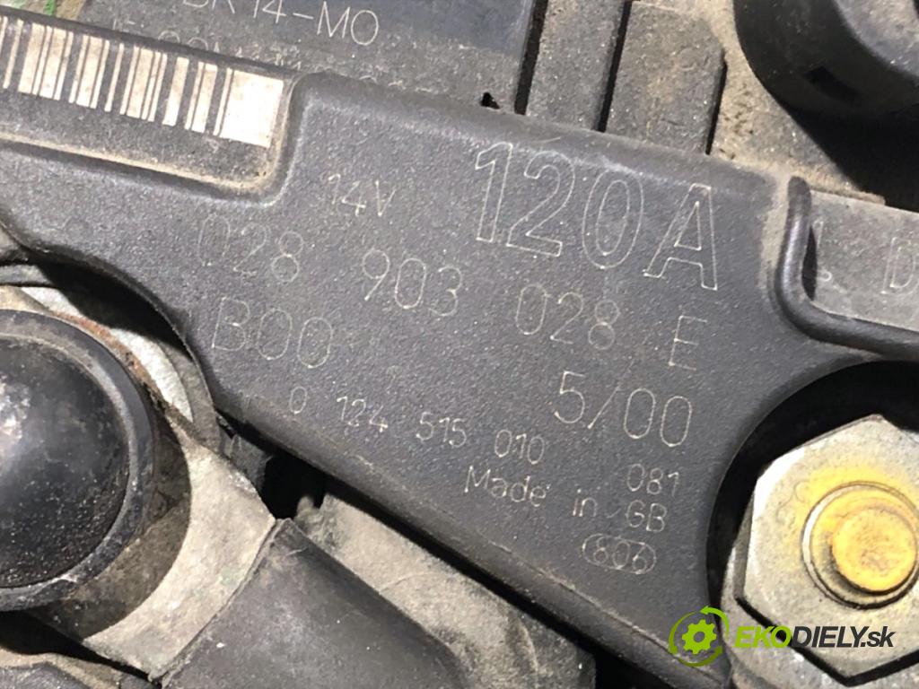 SEAT LEON I liftback 2000 132 kW 1.8 20V T 1781 Alternátor 028903028E (Alternátor)