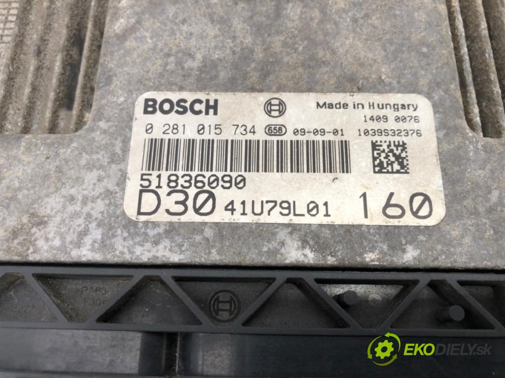 FIAT DUCATO III Autobus 2009 115 kW 160 Multijet 3,0 D 2999 riadiaca jednotka Motor 0281015734 (Riadiaca jednotka)