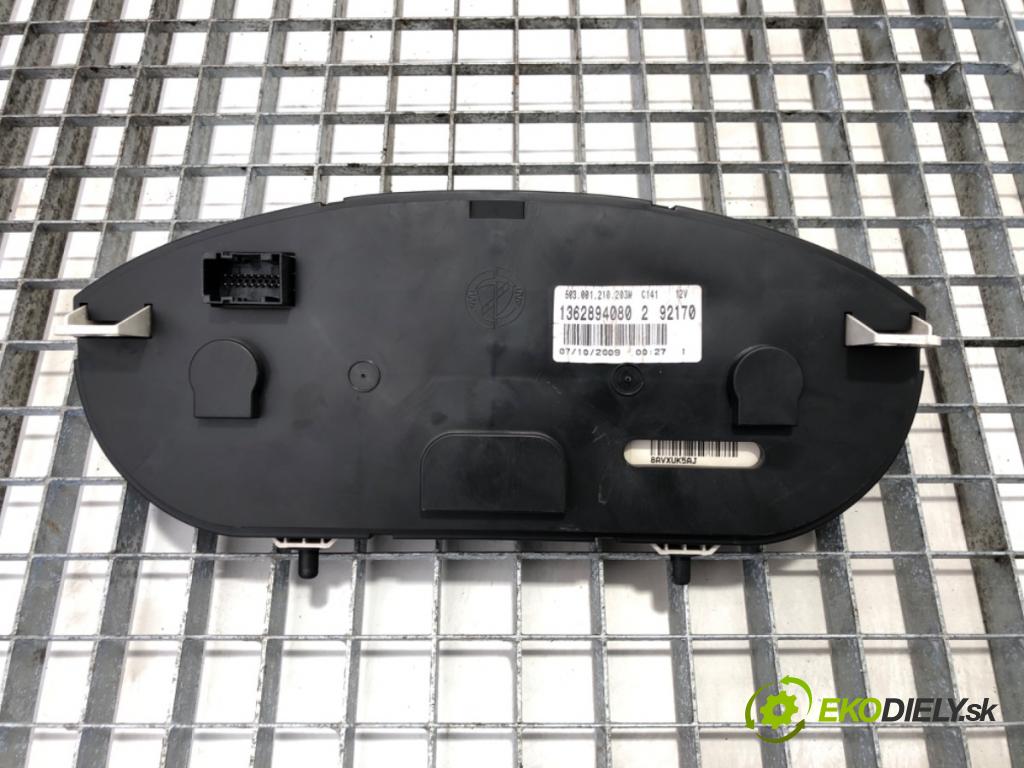 FIAT DUCATO III Autobus 2009 115 kW 160 Multijet 3,0 D 2999 Prístrojovka 1362894080 (Prístrojová doska)