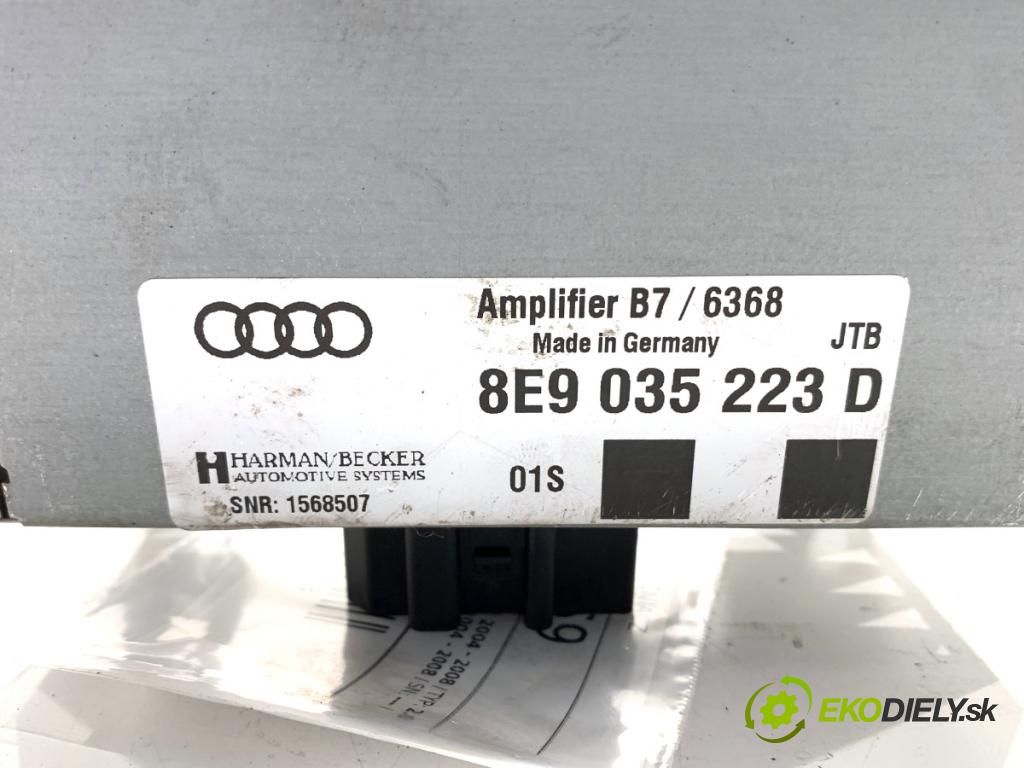 AUDI A4 B7 Kombi 2006 103 kW 2.0 TDI 1968 zesilovač 8E9035223D (Zesilovače)
