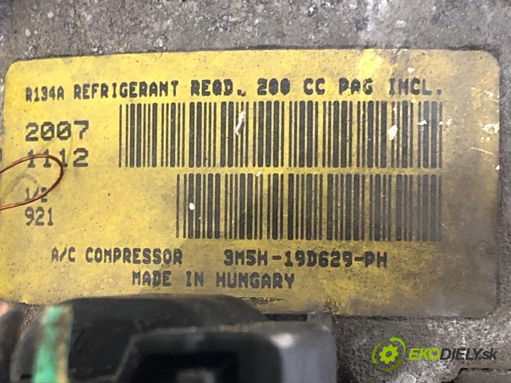 FORD FOCUS II liftback 2007 74 kW 1.6 1596 Kompresor klimatizácie 3M5H-19D629-PH (Kompresor klimatizácie)