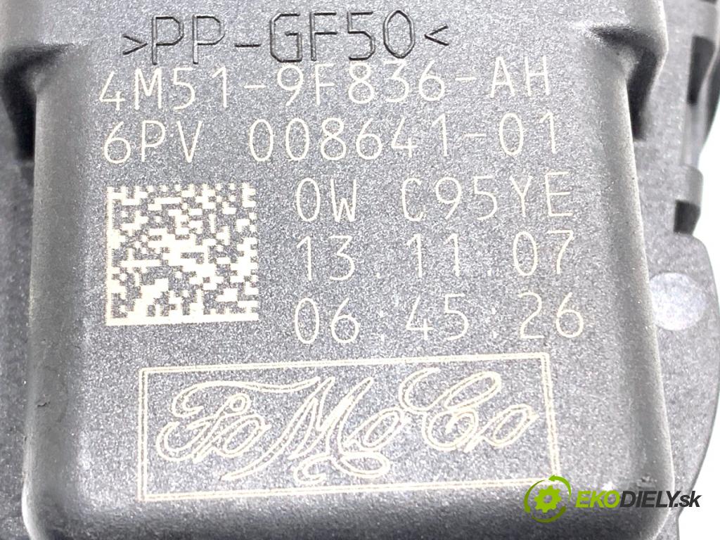 FORD FOCUS II liftback 2007 74 kW 1.6 1596 Potenciometer plynu 4M51-9F836-AH (Potenciometer plynového pedálu)