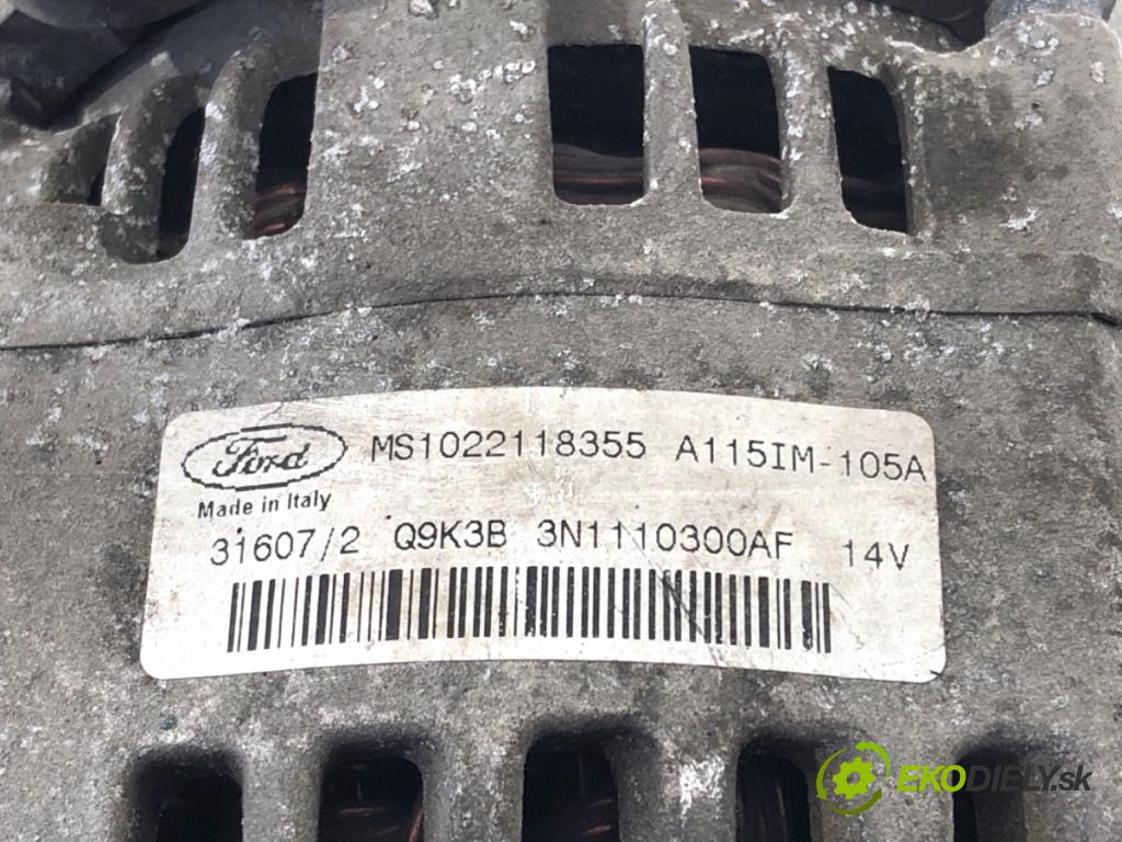 FORD FOCUS II liftback 2007 74 kW 1.6 1596 Alternátor MS1022118355 (Alternátor)