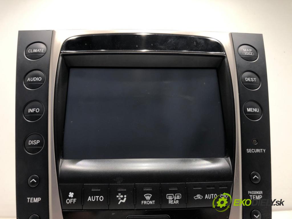 LEXUS GS sedan 2006 218 kW 450h (GRS191_, GWS191_) 3456 RADIO Navigácia 86111-30550 86120-30A90 (Audio zariadenie)