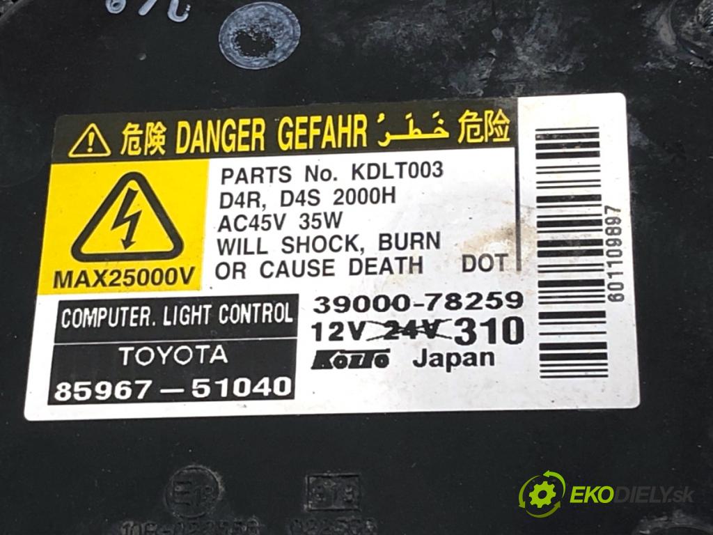 LEXUS GS sedan 2006 218 kW 450h (GRS191_, GWS191_) 3456 Menič XENON 39000-78259 (Riadiaca jednotka xenónu)