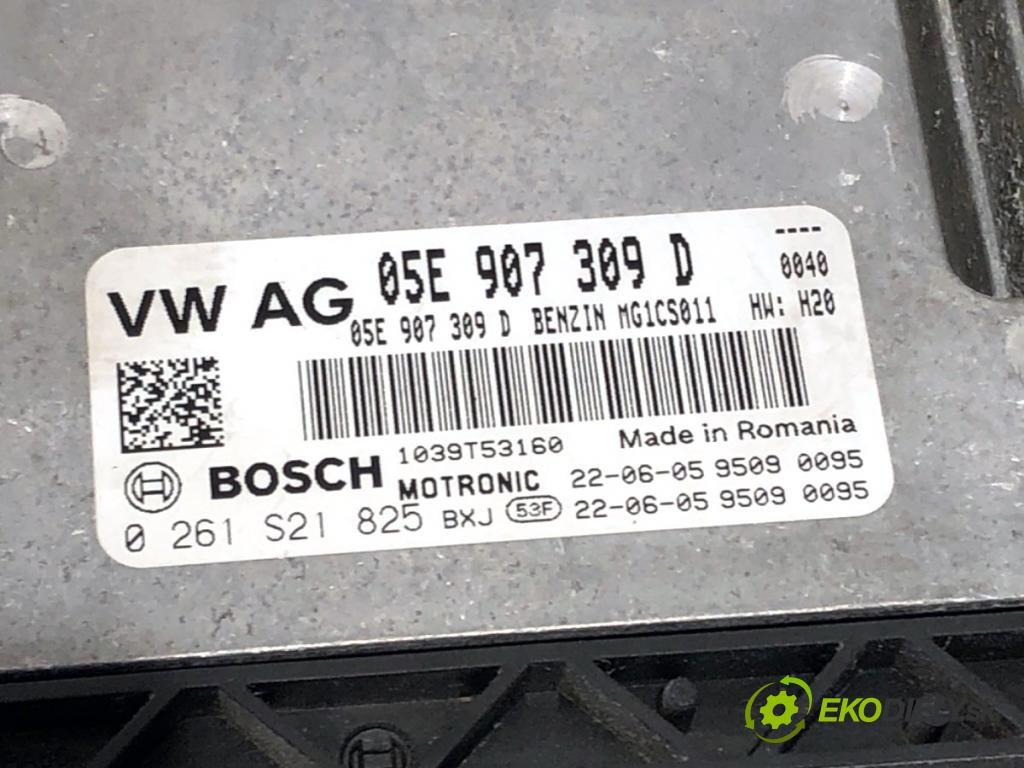 VW GOLF VIII liftback 2022 96 kW 1.5 TSI 1495 riadiaca jednotka Motor 05E907309D (Riadiaca jednotka)