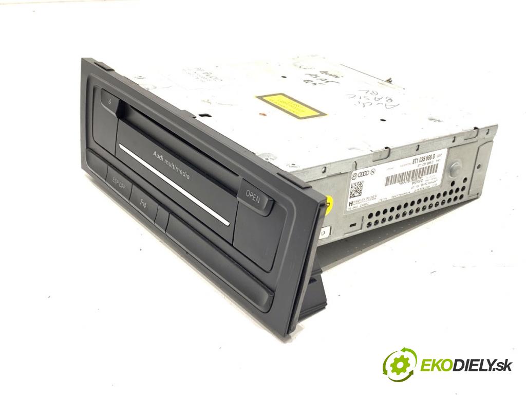 AUDI A5 8T coupe 2010 125 kW 2.0 TDI 1968 RADIO 8T1035666D (Audio zariadenie)