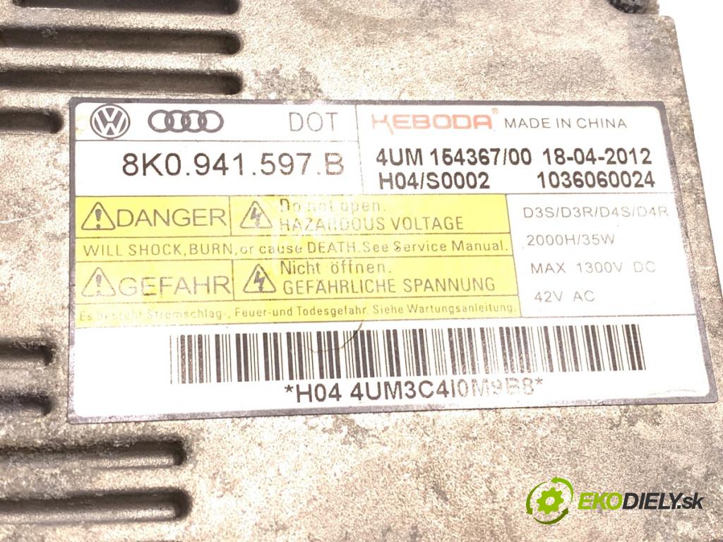 AUDI A5 8T coupe 2010 125 kW 2.0 TDI 1968 Menič XENON 8K0941597B (Riadiaca jednotka xenónu)