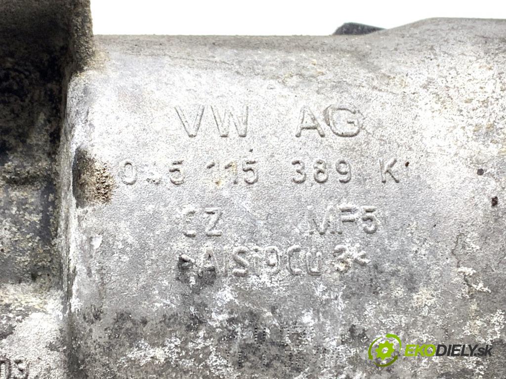 AUDI A5 8T coupe 2010 125 kW 2.0 TDI 1968 Obal filtra oleja 045115389K (Obal olejového filtra)