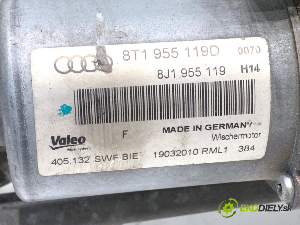 AUDI A5 8T coupe 2010 125 kW 2.0 TDI 1968 mechanismus stěračů přední část 8T1955119D (Motorky stěračů)