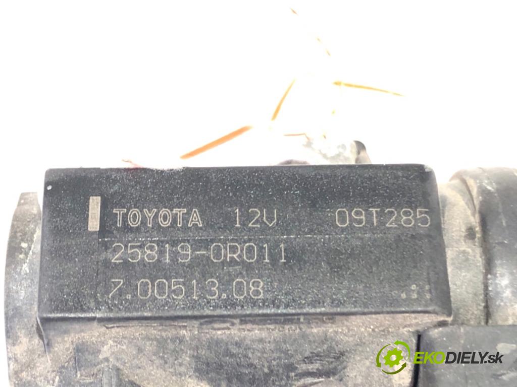 TOYOTA AVENSIS T27 Kombi 2009 93 kW 2.0 D-4D (ADT270_) 1998 Ventil tlaku 25819-0R011 (Ventil)