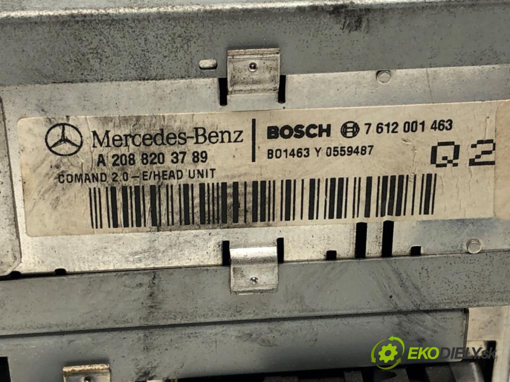 MERCEDES-BENZ W163 SUV 1998 110 kW ML 230 (163.136) 2295 RADIO 7612001463 2088203789 (Audio zařízení)