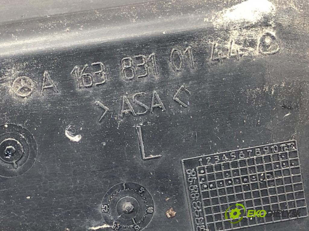 MERCEDES-BENZ W163 SUV 1998 110 kW ML 230 (163.136) 2295 Torpédo, plast pod čelné okno 1638310144 (Torpédo (plast pod čelným sklom))
