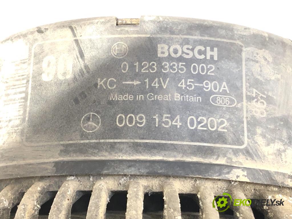 MERCEDES-BENZ W163 SUV 1998 110 kW ML 230 (163.136) 2295 Alternátor 0091540202 0123335002 (Alternátor)