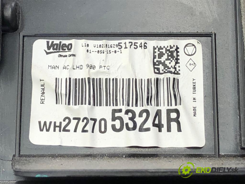 RENAULT CLIO IV liftback 2015 55 kW 1.5 dCi 75 1461 Výhrevné teleso, radiátor kúrenia komplet KOMBAJN 272705324R (Radiátor kúrenia)