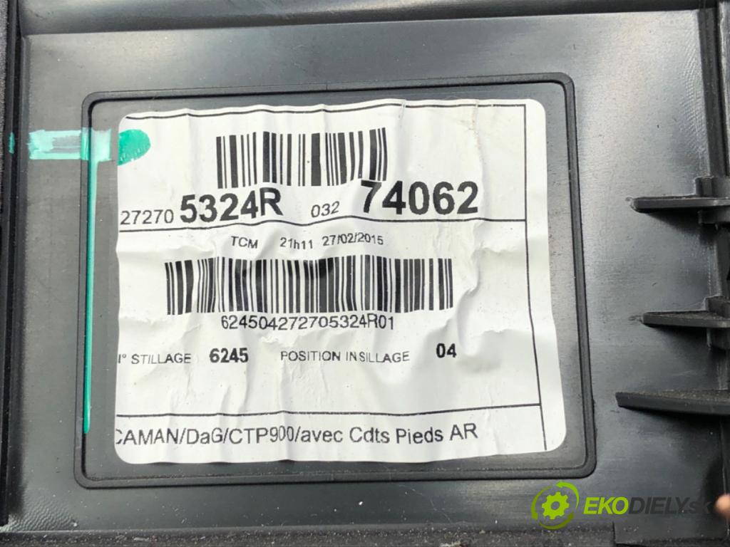 RENAULT CLIO IV liftback 2015 55 kW 1.5 dCi 75 1461 Výhrevné teleso, radiátor kúrenia komplet KOMBAJN 272705324R (Radiátor kúrenia)