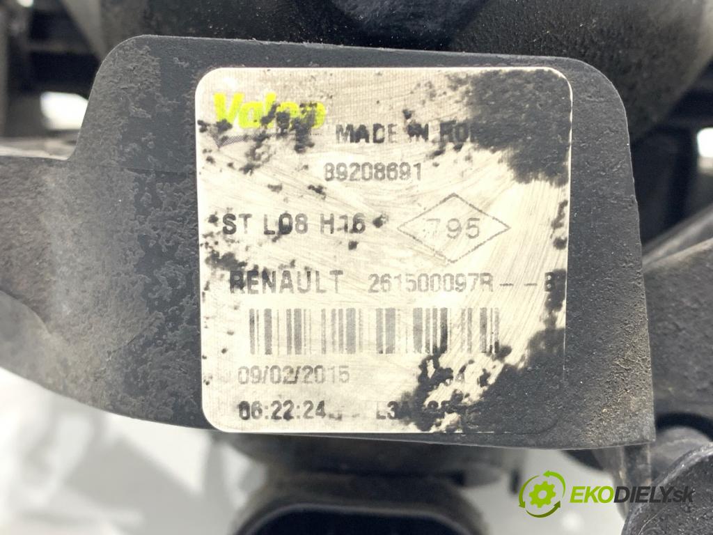 RENAULT CLIO IV liftback 2015 55 kW 1.5 dCi 75 1461 hmlové svetlo, hmlovka pravý přední část 261500097R