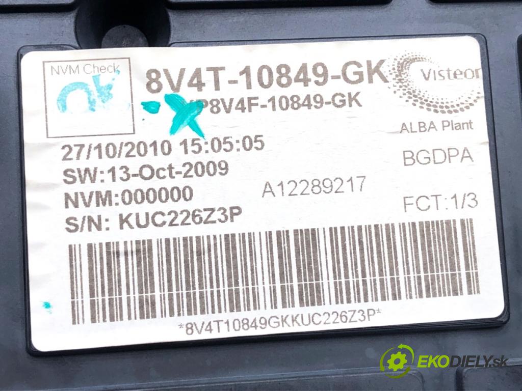 FORD KUGA I SUV 2010 103 kW 2.0 TDCi 4x4 1997 Prístrojovka 8V4T-10849-GK (Prístrojová doska)