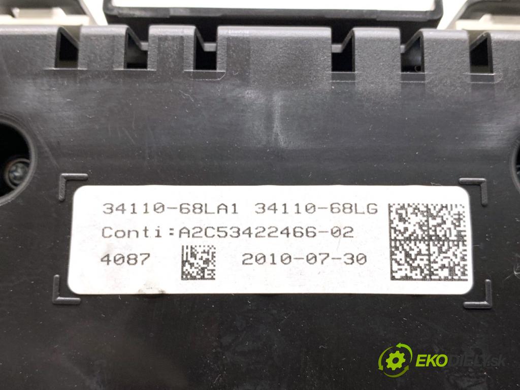 SUZUKI SWIFT IV liftback 2010 69 kW 1.2 (AZH 412) 1242 Prístrojovka 34110-68LA1 (Prístrojová doska)
