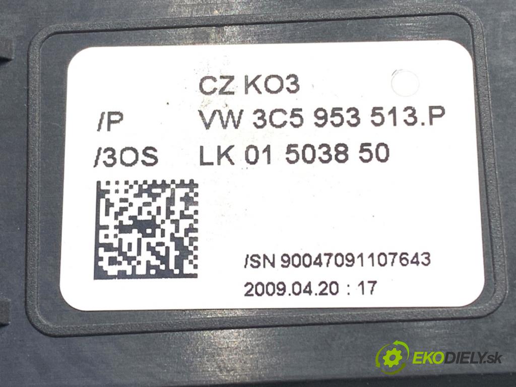 VW PASSAT CC B6 coupe 2009 118 kW 1.8 TSI 1798 Prepínač kombinovaný 3C5953513P (Prepínacie páčky pod volantom)