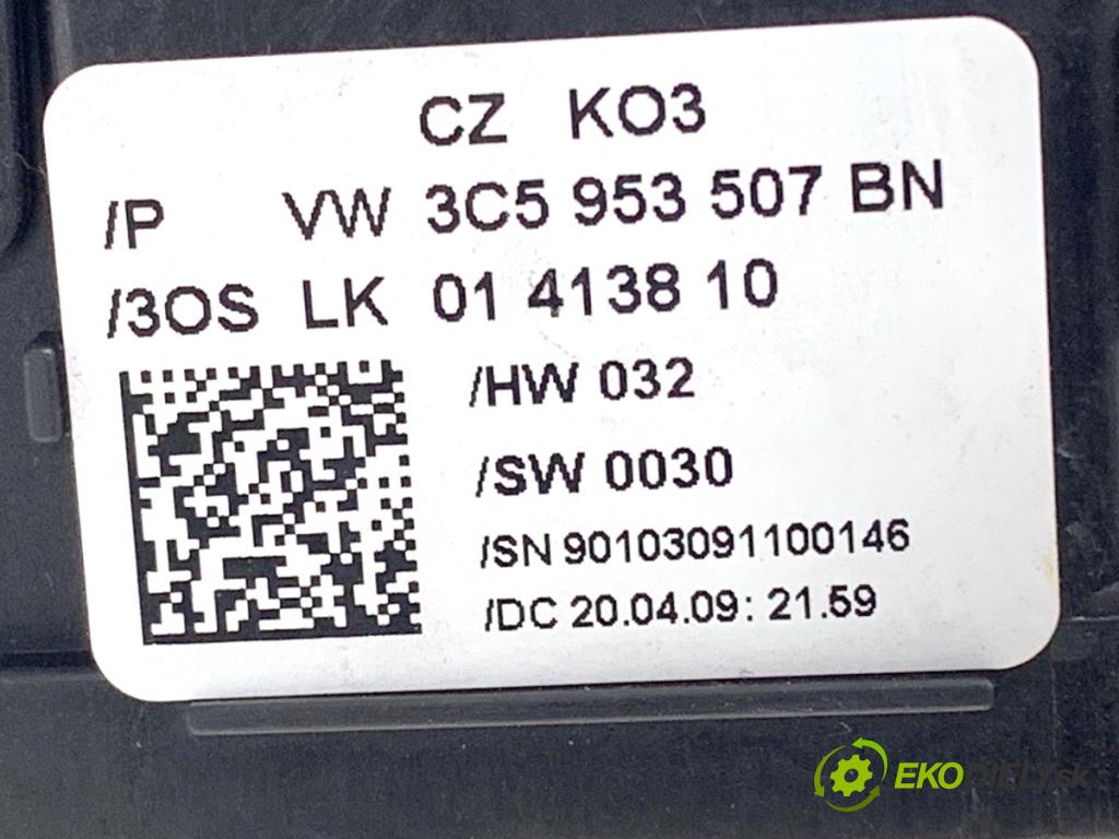 VW PASSAT CC B6 coupe 2009 118 kW 1.8 TSI 1798 Prepínač kombinovaný 3C5953513P (Prepínacie páčky pod volantom)