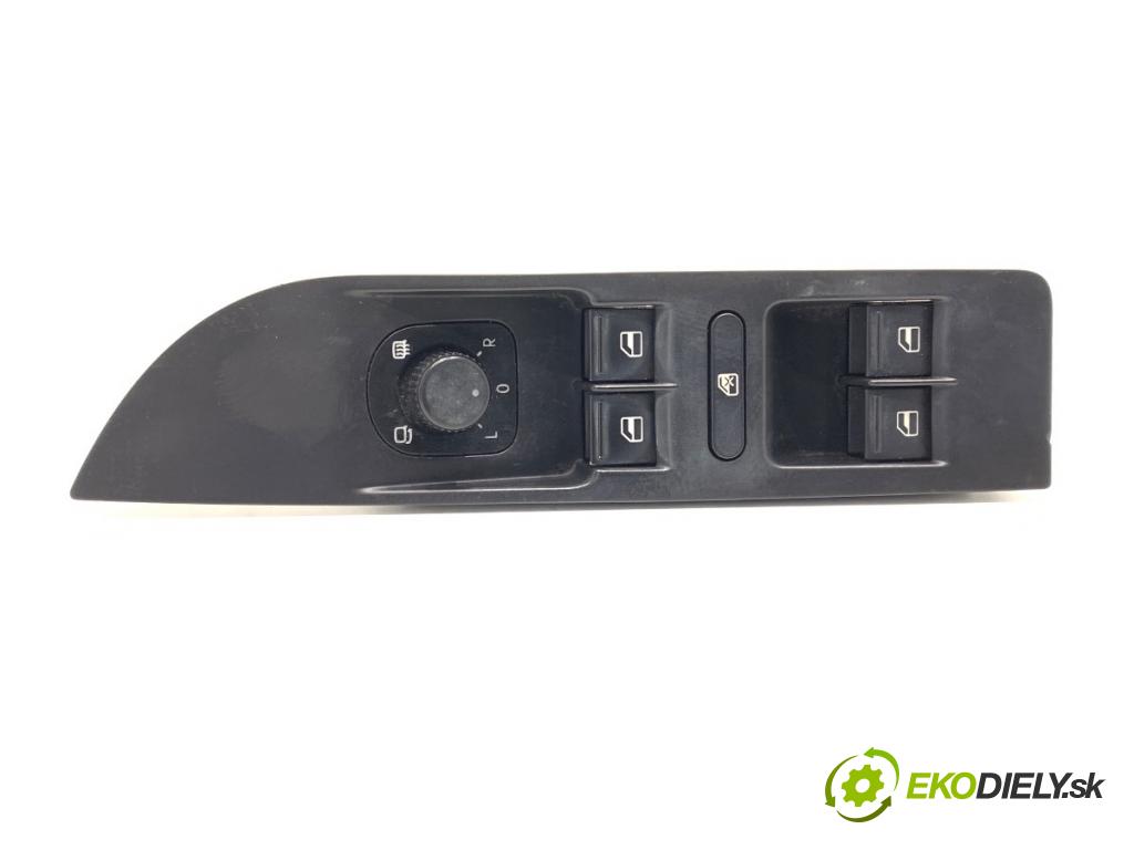 VW PASSAT CC B6 coupe 2009 118 kW 1.8 TSI 1798 Prepínač okien 1K0959565J (Prepínacie páčky pod volantom)