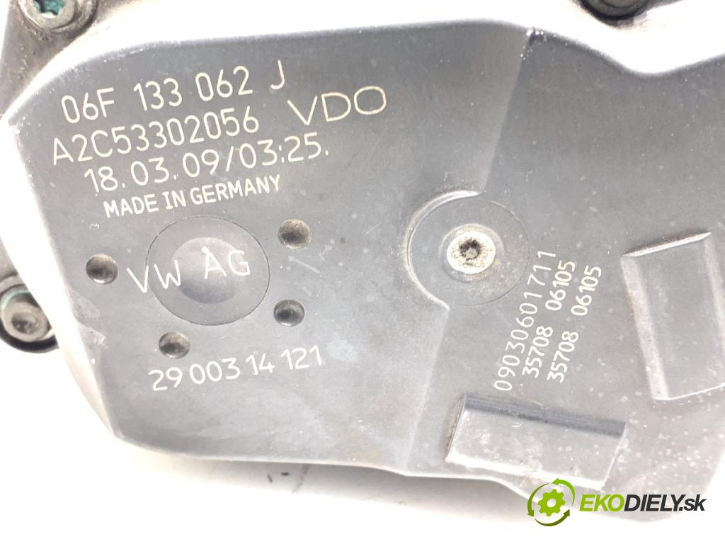 VW PASSAT CC B6 coupe 2009 118 kW 1.8 TSI 1798 Škrtiaca klapka 06F133062J (Škrtiaca klapka)