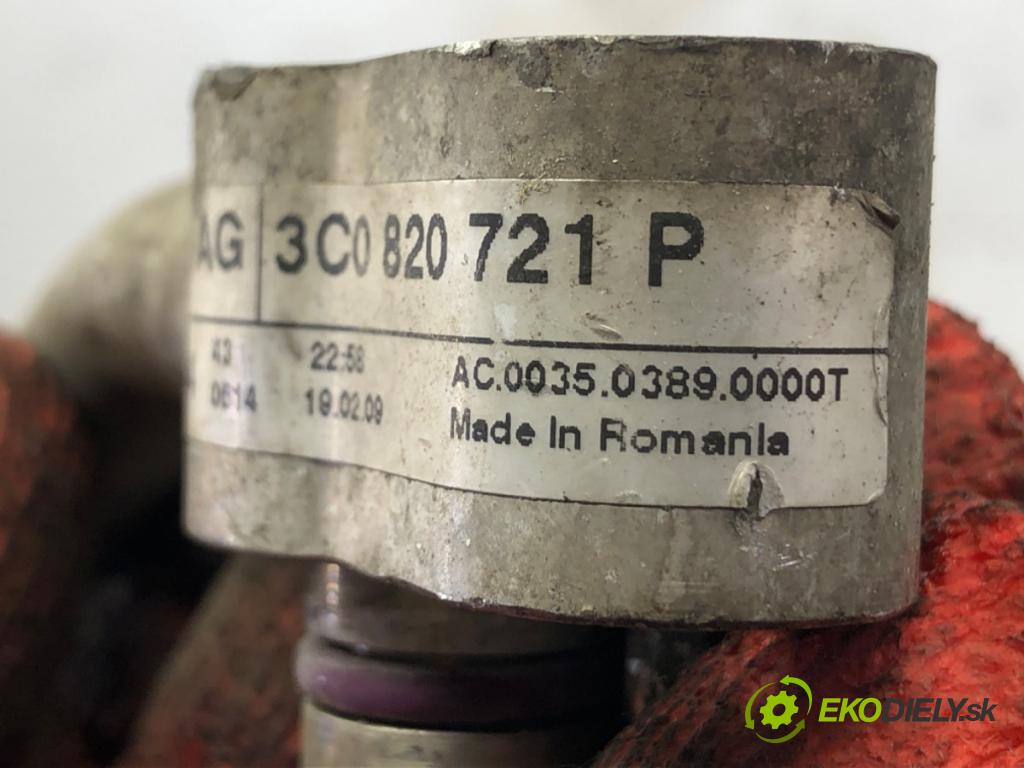 VW PASSAT CC B6 coupe 2009 118 kW 1.8 TSI 1798 rúrka klimatizácie 3C0820721P (Rúrka klimatizácie)