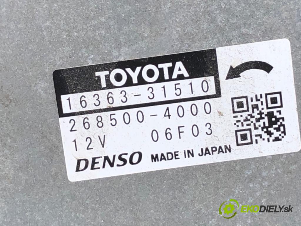 TOYOTA CAMRY sedan 2022 131 kW 2.5 Hybrid (AXVH71_) 2487 ventilátor chladiče 16363-31510 (Ventilátory)
