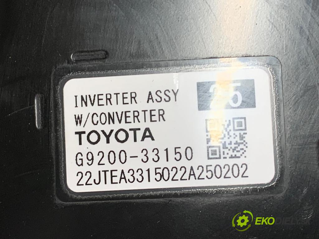 TOYOTA CAMRY sedan 2022 131 kW 2.5 Hybrid (AXVH71_) 2487 konvertor INVERTOR: G9200-33150