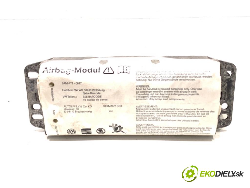 VW GOLF PLUS V liftback 2006 77 kW 1.9 TDI 1896 AirBag spolujezdce 1K0880204K (Airbagy)