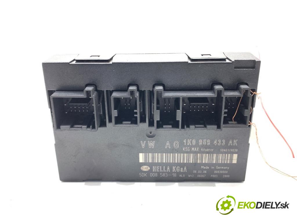 VW GOLF PLUS V liftback 2006 77 kW 1.9 TDI 1896 Modul komfortu 1K0959433AK (Modul komfortu)