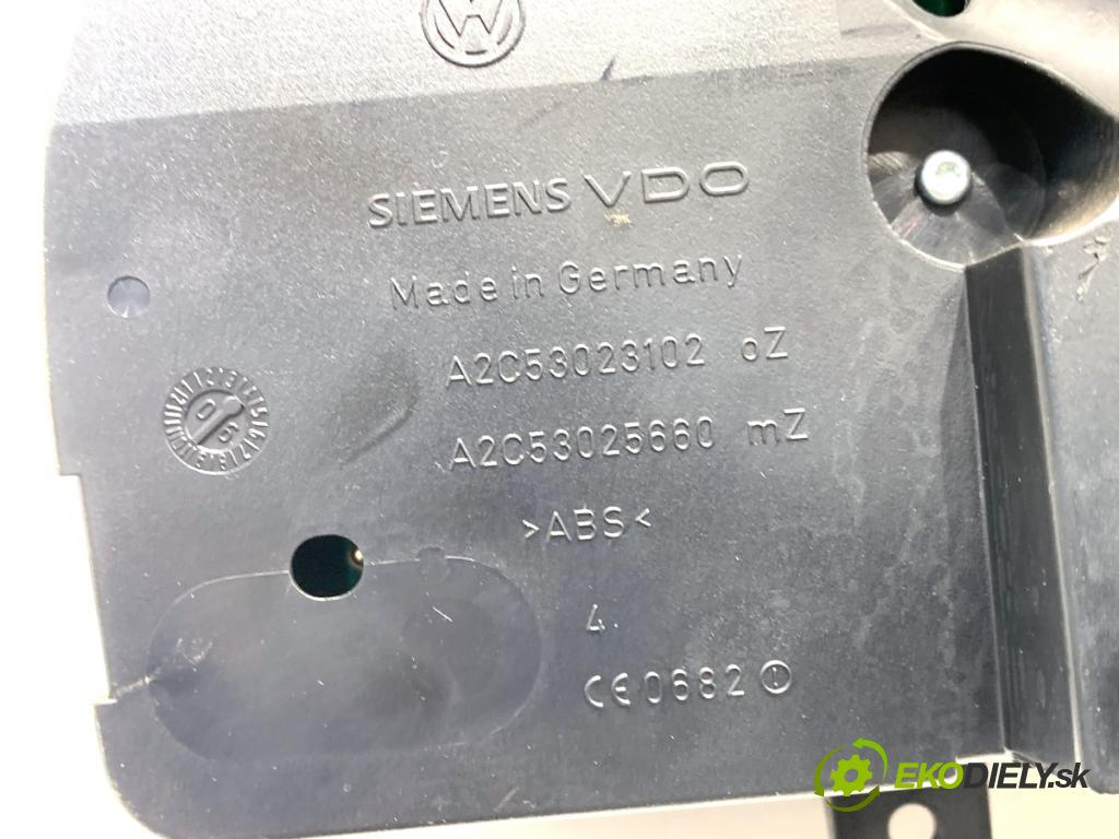 VW GOLF PLUS V liftback 2006 77 kW 1.9 TDI 1896 Prístrojovka A2C53023102 (Prístrojová doska)