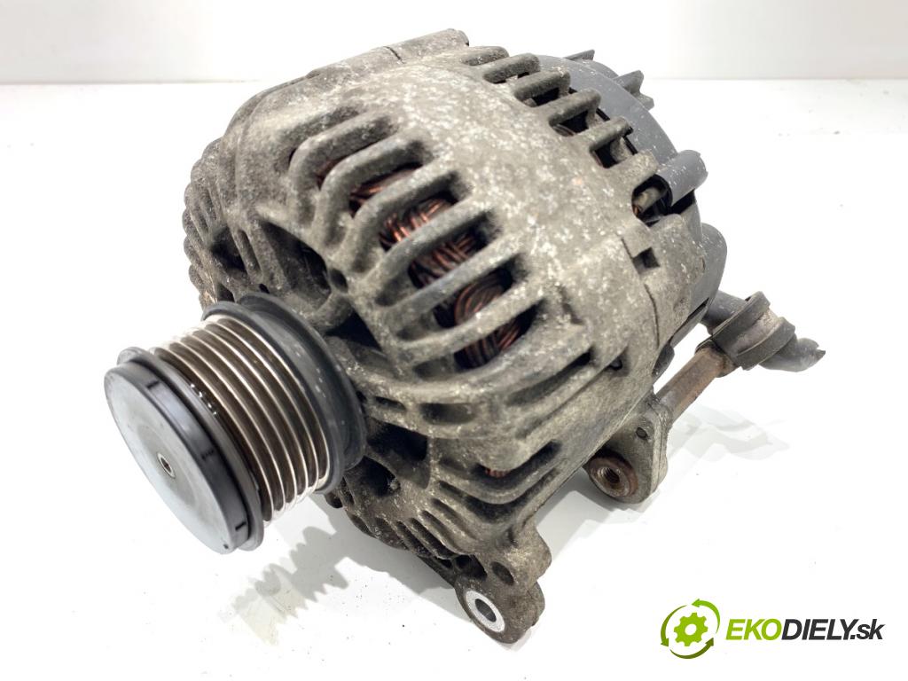 VW GOLF PLUS V liftback 2006 77 kW 1.9 TDI 1896 Alternátor 06F903023C (Alternátory)