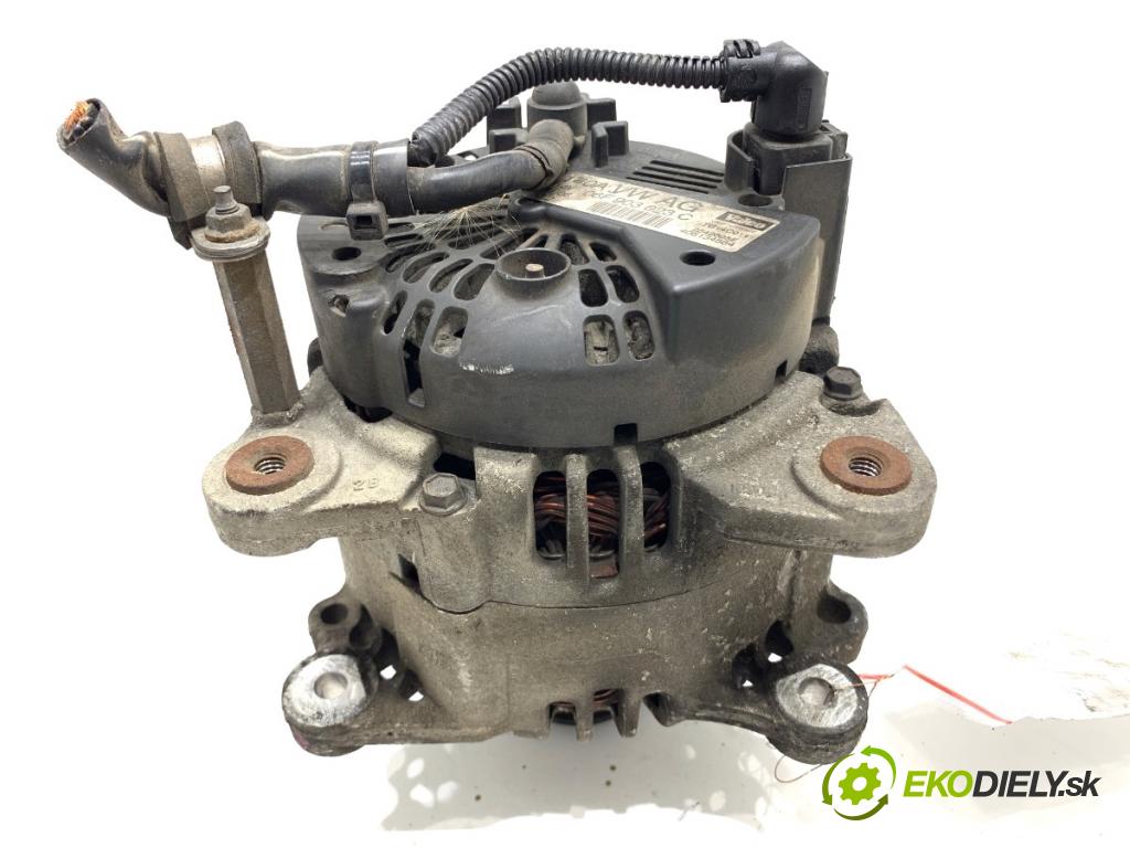VW GOLF PLUS V liftback 2006 77 kW 1.9 TDI 1896 Alternátor 06F903023C (Alternátory)