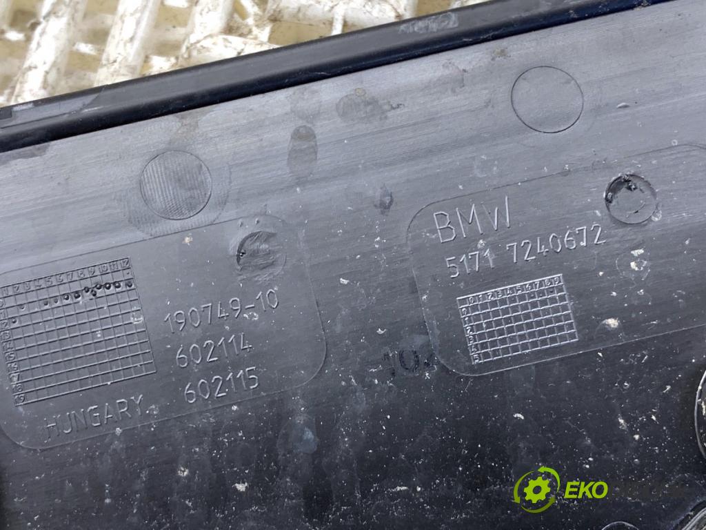 BMW F20 liftback 2012 100 kW 116 i 1598 Torpédo, plast pod čelné okno 7240672 (Torpédo (plast pod čelným sklom))
