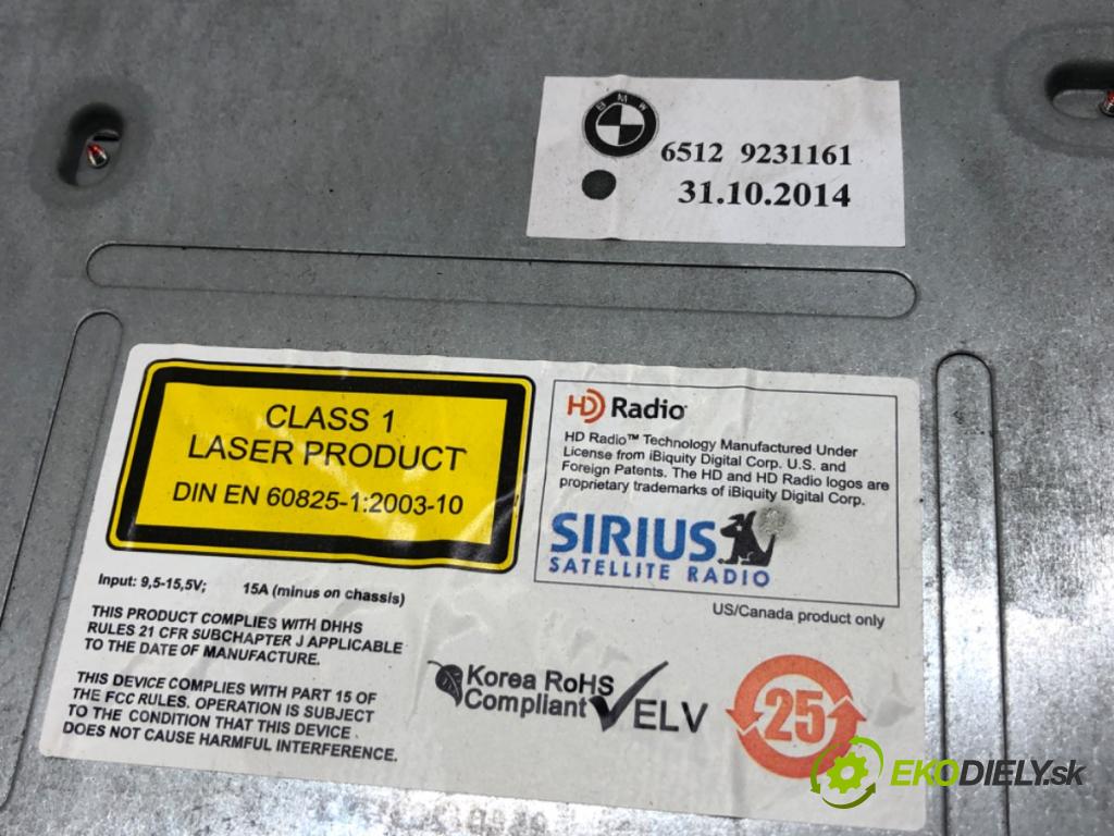 BMW E84 SUV 2013 135 kW xDrive 20 d 1995 RADIO 9283249 (Audio zariadenie)