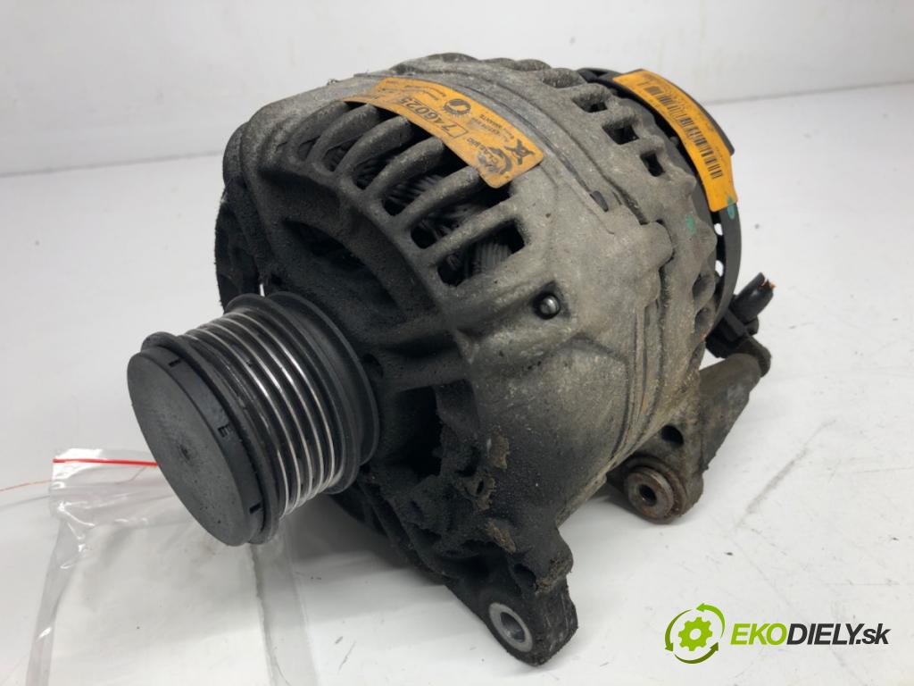 VW NEW BEETLE liftback 1999 66 kW 1.9 TDI 1896 Alternátor 0124515010 (Alternátor)