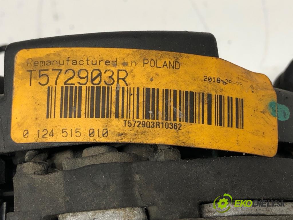 VW NEW BEETLE liftback 1999 66 kW 1.9 TDI 1896 Alternátor 0124515010 (Alternátor)
