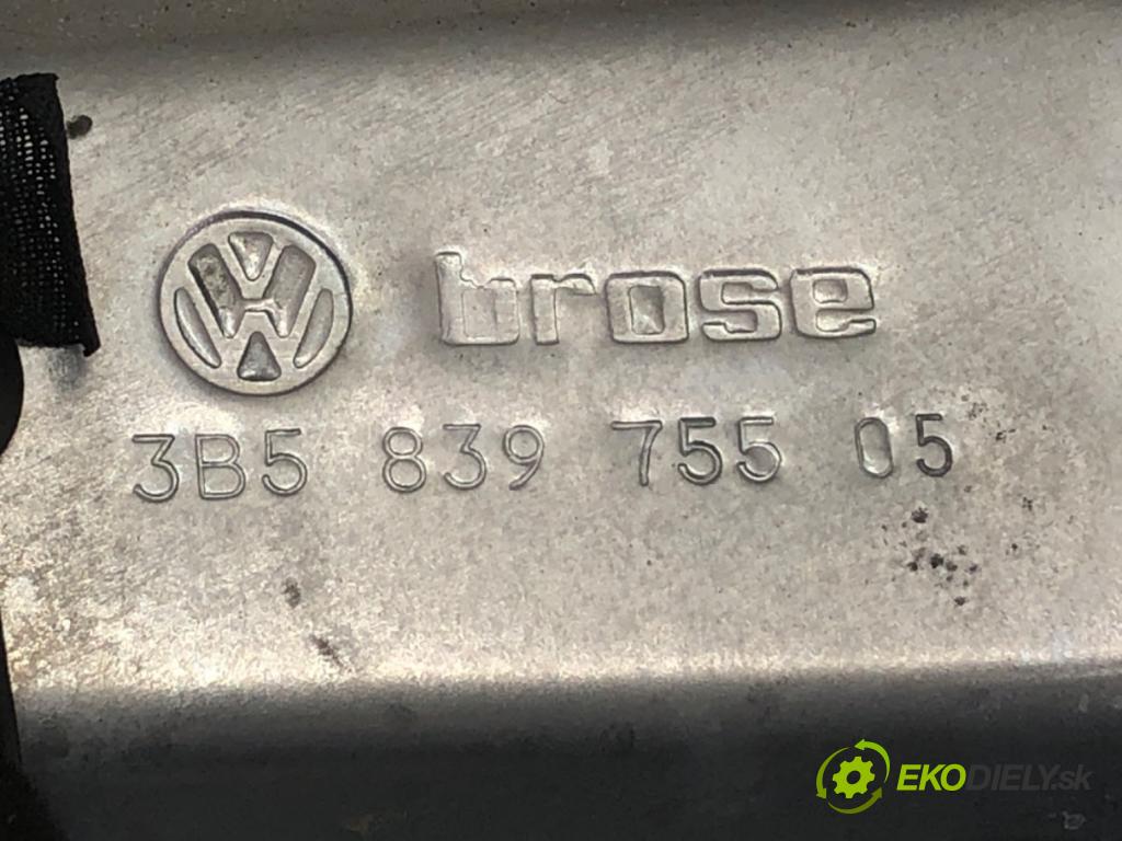 VW PASSAT B5 sedan 1997 81 kW 1.9 TDI 1896 mechanismus okna levý zadní část 3B5839755