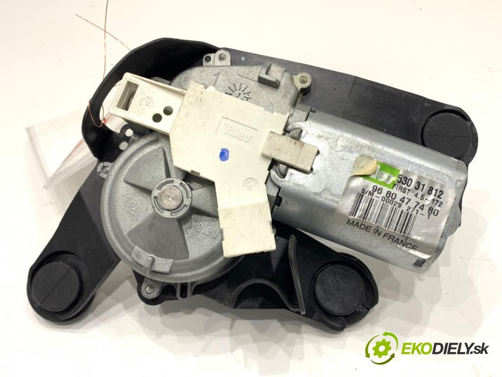 CITROEN C4 II liftback 2011 68 kW 1.6 HDi 90 1560 motor stěračů zadní část 9680477480