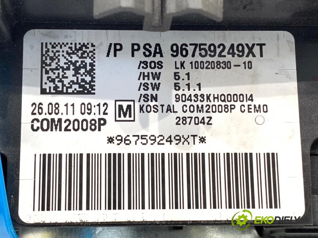 CITROEN C4 II liftback 2011 68 kW 1.6 HDi 90 1560 přepínač kombinovaný 96759249XT (Ovládaní topení a přepínače)
