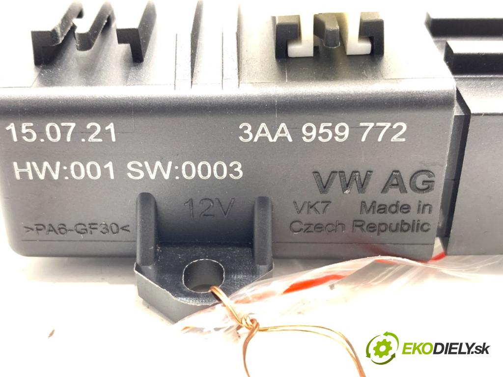 SKODA KODIAQ SUV 2021 147 kW 2.0 TDI 4x4 1968 Modul vyhrievania sedačky 3AA959772