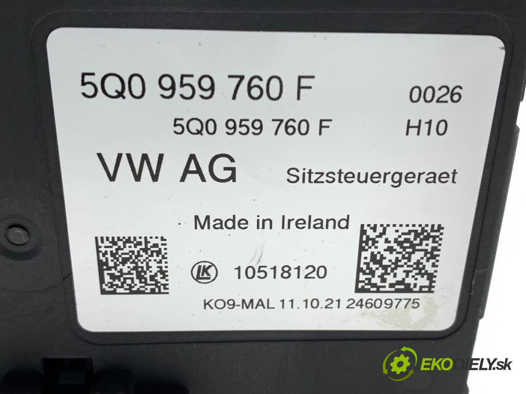 SKODA KODIAQ SUV 2021 147 kW 2.0 TDI 4x4 1968 Modul sedačky 5Q0959760F