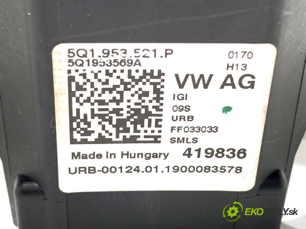 SKODA KAROQ SUV 2019 140 kW 2.0 TSI 4x4 1984 Prepínač kombinovaný 5Q1953521P (Prepínacie páčky pod volantom)